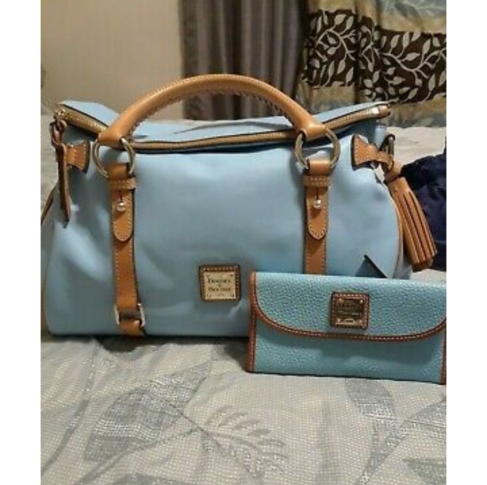 For Sell Dooney & Bourke Sky Blue Medium Satchel